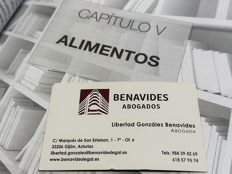Pensión alimenticia abogado Asturias